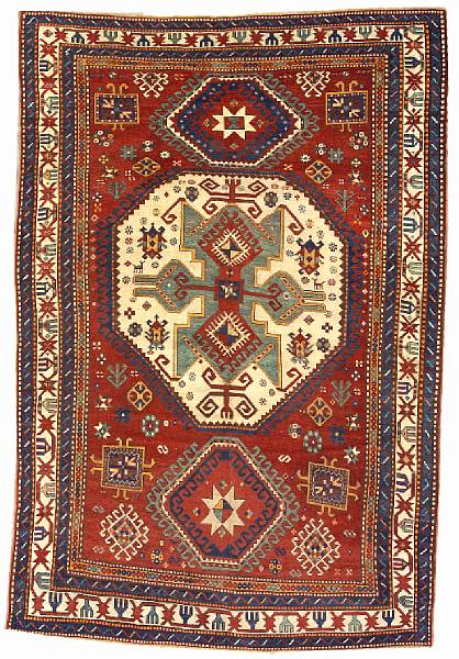 Appraisal: A Lori Pombak rug Caucasus late th century size approximately