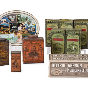 Appraisal: Nine Advertising Tins and Tray Late th Early th Century