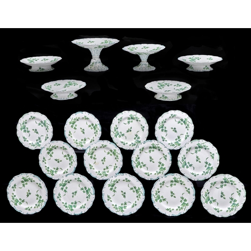 Appraisal: A Minton bone china dessert service and printed and painted