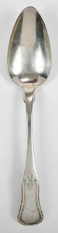 Appraisal: Pelletreau Coin Silver Washington Spoon New York City c King's