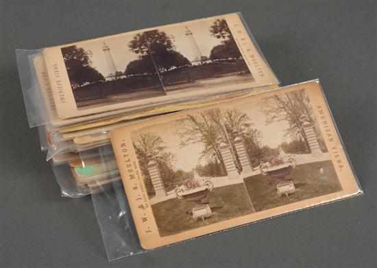 Appraisal: Stereo cards Twenty-seven from various series in and around Baltimore