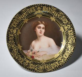 Appraisal: Royal Vienna portrait Plate Royal Vienna portrait plate hand painted