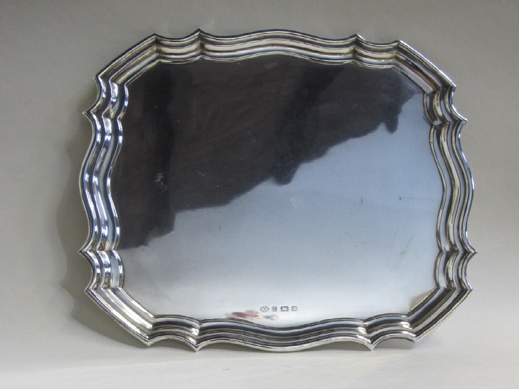 Appraisal: Silver salver Birmingham