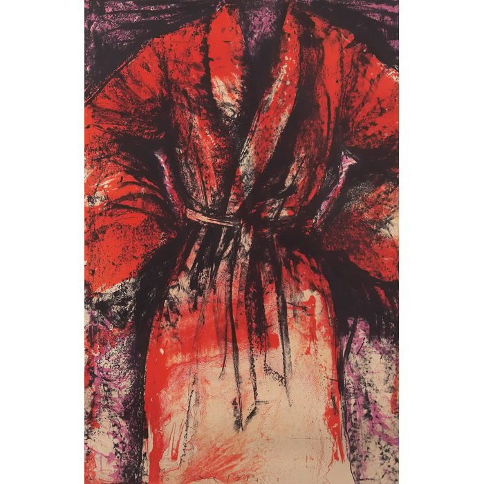 Appraisal: Jim Dine American b ''A Robe in Los Angeles ''