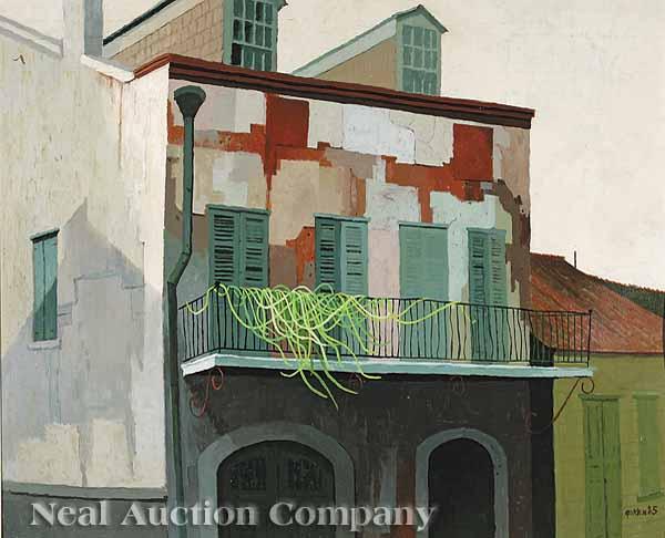 Appraisal: Rolland Harve Golden American New Orleans b Ash Wednesday c