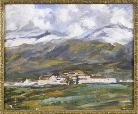 Appraisal: WILLIAM MACDONALD SCOTTISH - HILL AT RONDA Signed oil on