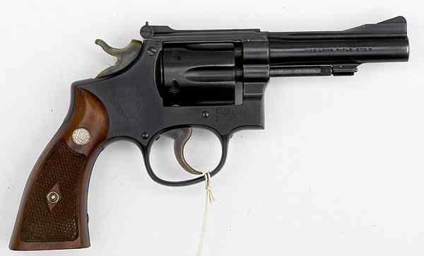 Appraisal: Smith Wesson K- Masterpiece Double-Action Revolver LR cal '' barrel