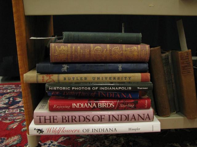 Appraisal: Nine Vintage Indiana Historic Books including ''Drift Butler University'' and