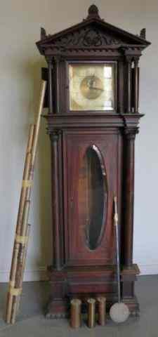 Appraisal: Mahogany Tall Case Clock - In as Found Condition A