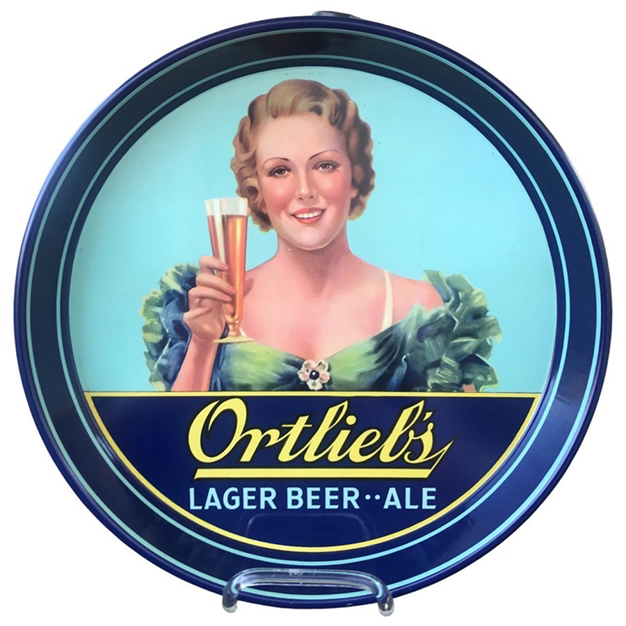 Appraisal: Ortliebs Lager Beer Ale Serving Tray MINTYReference n aBrewery Henry