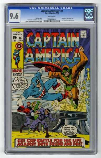 Appraisal: Captain America CGC Marvel Comics Click for full description