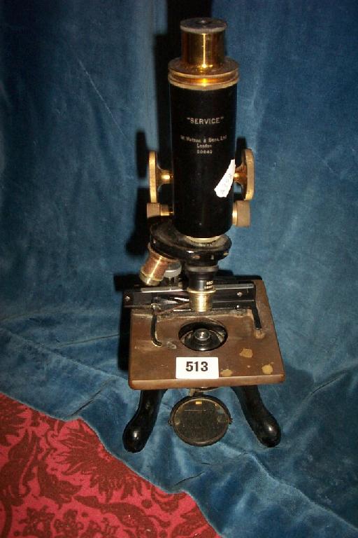 Appraisal: A 'Service' microscope by W Watson Sons -