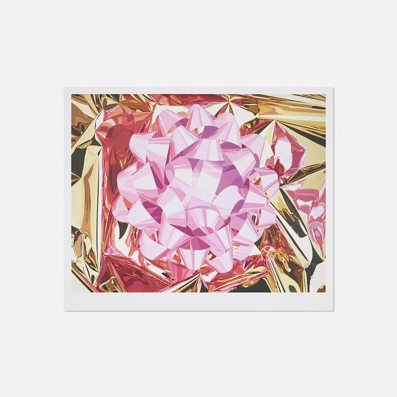 Appraisal: Jeff Koons Pink Bow from the Celebration Series Jeff Koons