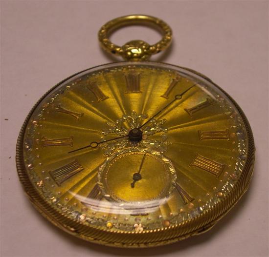 Appraisal: WATCH K L'Epine pocket watch c 's inner cover not