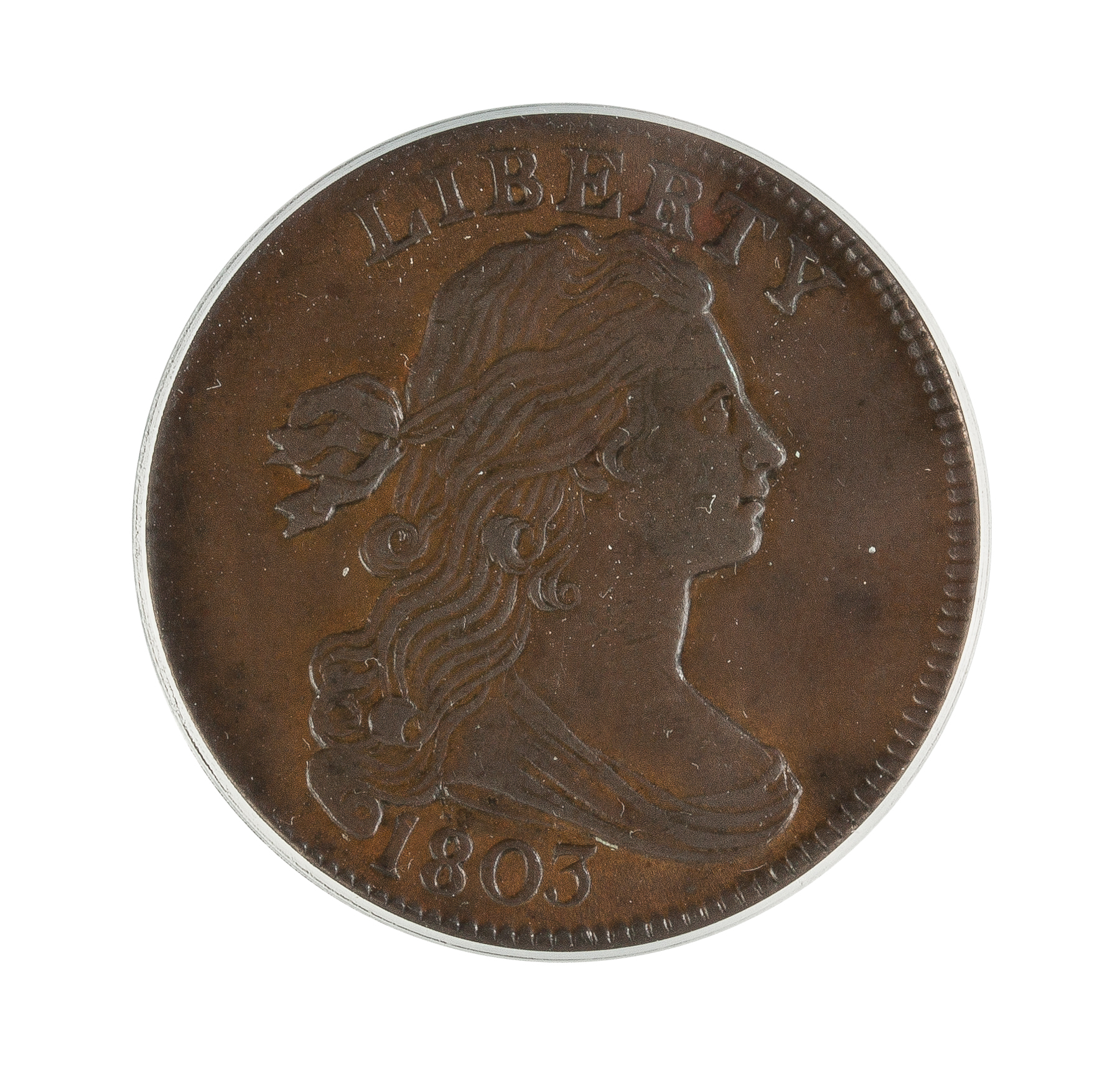 Appraisal: Draped Bust One Cent PCGS AU