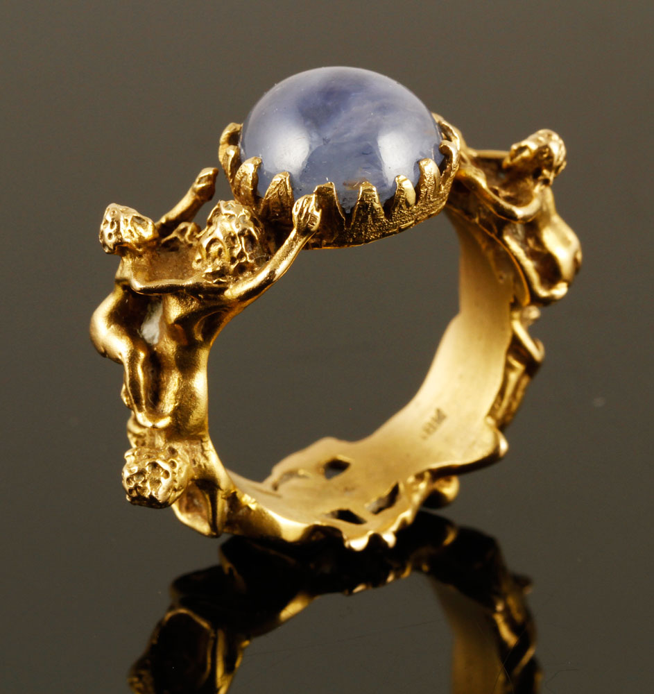 Appraisal: - K Gold and Star Sapphire Ring K gold and