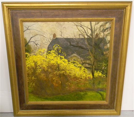 Appraisal: Douglas Smith Contemporary Old Lyme artist oil on canvas signed