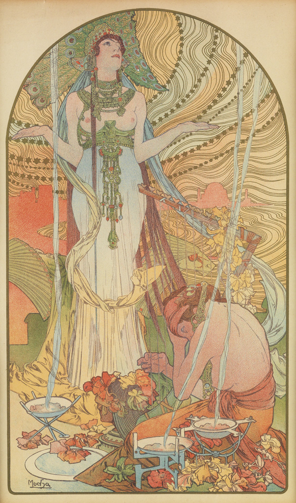 Appraisal: ALPHONSE MUCHA - SALAMMB x inches x cm F Champenois