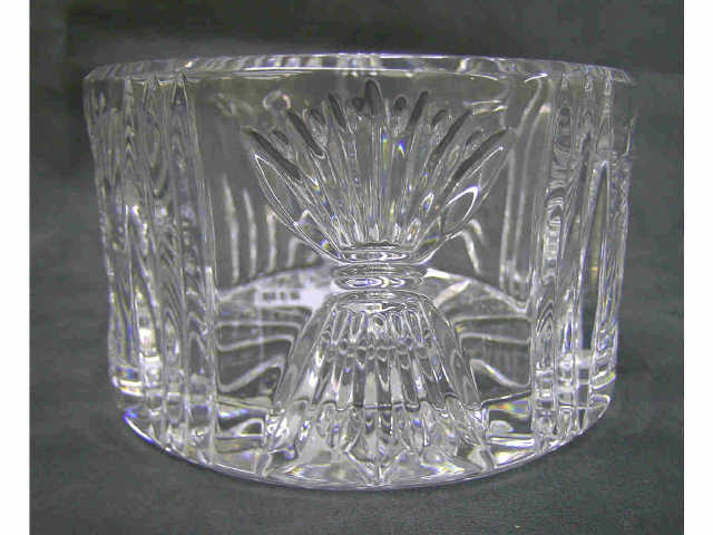 Appraisal: Waterford Crystal Millenium Champagne bottle coaster in box diameter