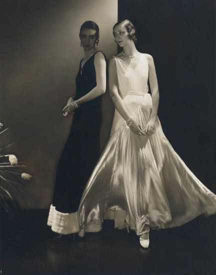 Appraisal: STEICHEN EDWARD - Bergdorf-Goodman models one is Marion Morehouse dressed