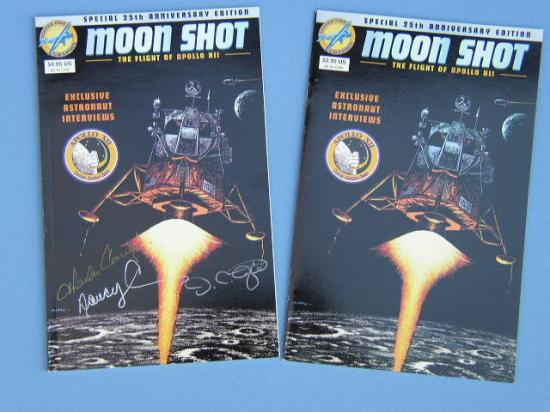 Appraisal: Moon Shot The Flight of Apollo XII Signed A comic