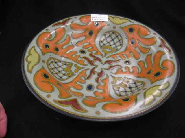 Appraisal: Gouda Dutch Art Pottery Bowl signed dated '' diameter excellent