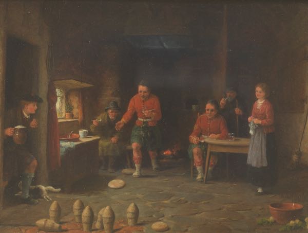 Appraisal: FREDERICK DANIEL HARDY BRITISH - x A game of skittles