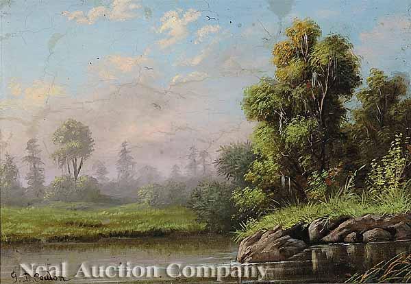 Appraisal: George David Coulon French New Orleans - Louisiana Landscape East