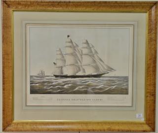 Appraisal: Nathaniel Currier hand colored lithograph Clipper Ship Flying Cloud published