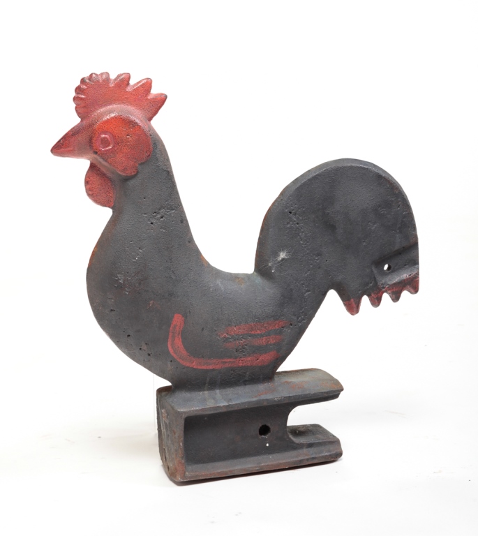 Appraisal: AMERICAN ROOSTER WINDMILL WEIGHT Attributed to Elgin Wind Power and