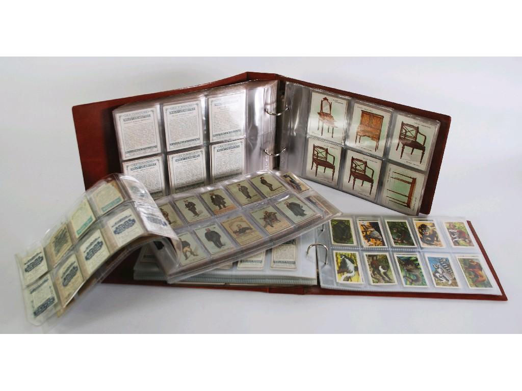 Appraisal: SELECTION OF SETS AND PART SETS OF CIGARETTE CARDS contained