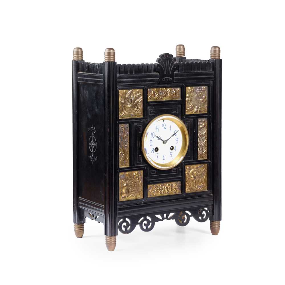 Appraisal: J W BENSON LONDON AESTHETIC MOVEMENT MANTEL CLOCK CIRCA the