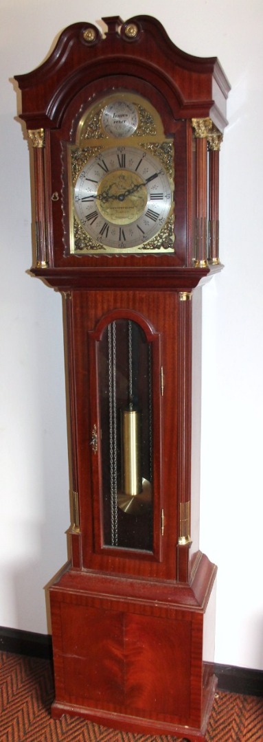 Appraisal: A modern Tempus Fugit longcase clock the highly elaborate cm