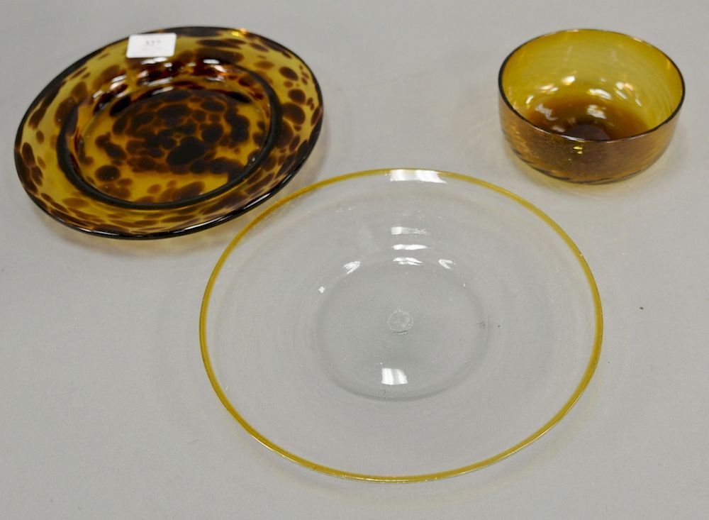 Appraisal: Large group of art glass Murano hand blown plates and