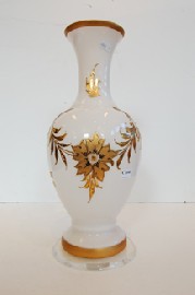 Appraisal: MURANO GILDED OPALINI GLASS VASE SIGNED GARI