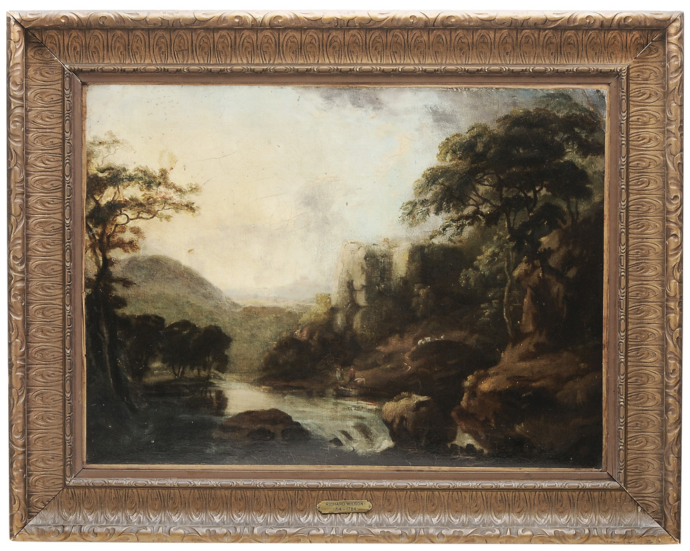 Appraisal: Follower of Richard Wilson British - Landscape With Figur