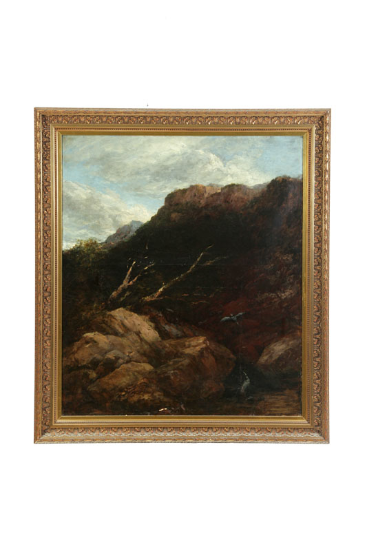 Appraisal: LANDSCAPE BY DAVID COX BRITISH - Oil on canvas signed