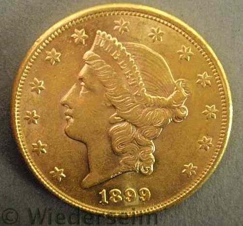 Appraisal: Double Eagle twenty-dollar gold Piece BU