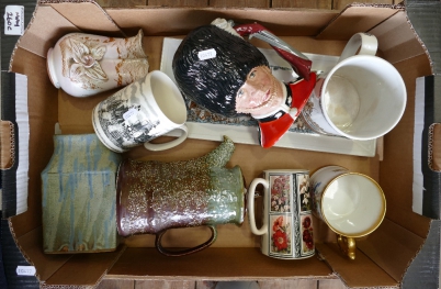 Appraisal: A mixed collection of items to include large character jug