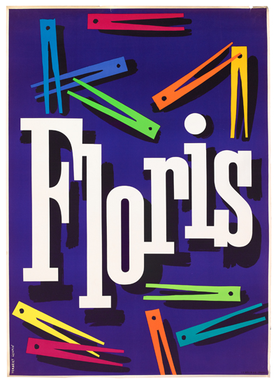 Appraisal: HERBERT LEUPIN - FLORIS x inches x cm J C