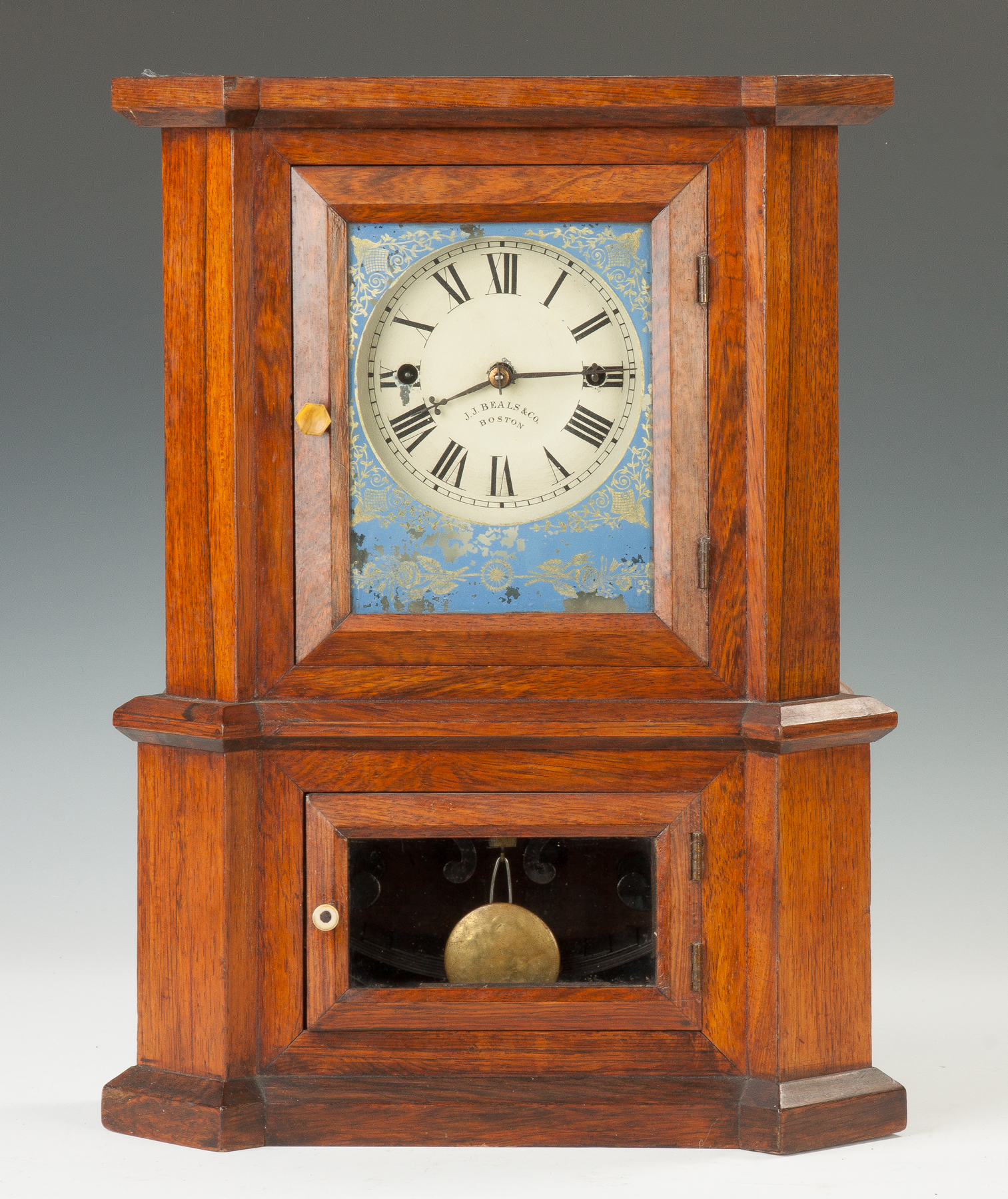 Appraisal: Atkins London Model Shelf Clock sold by J J Beals