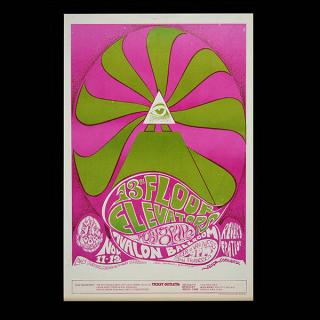 Appraisal: th Floor Elevators-Avalon Ballroom -Steve Renick Length inches Width inches