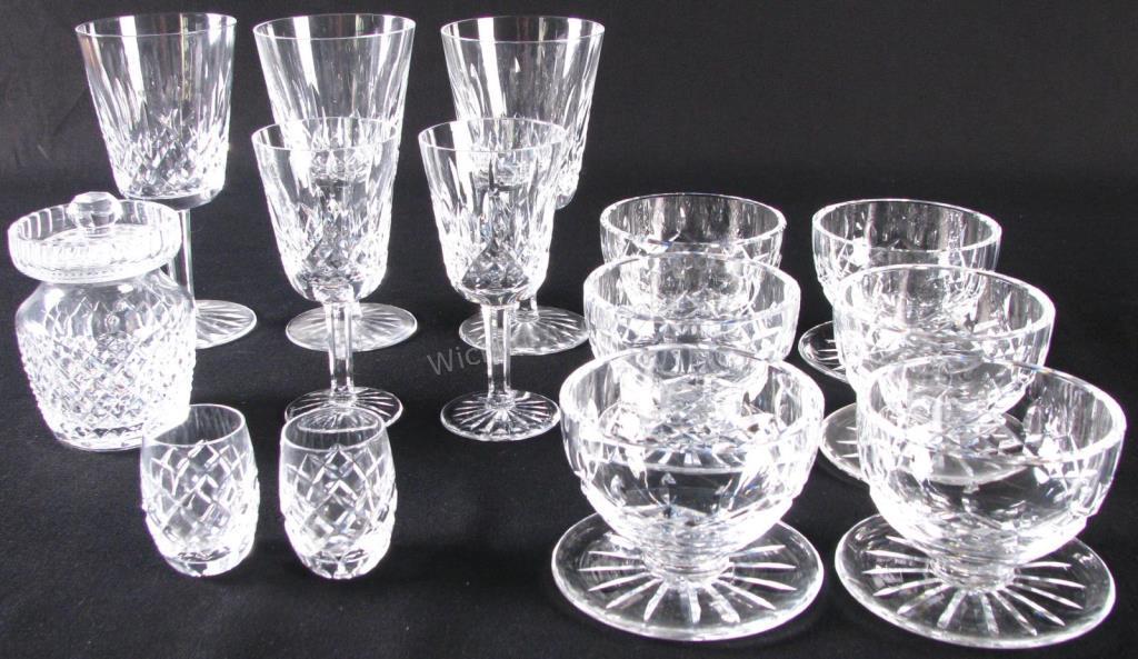 Appraisal: Group of Waterford Crystal pieces total including set of six