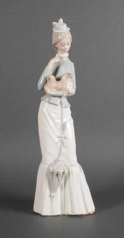 Appraisal: Lladro porcelain ''Gibson Girl'' Estimate - Additional comments added No