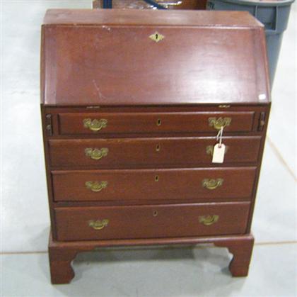 Appraisal: Miniature mahogany fall front desk