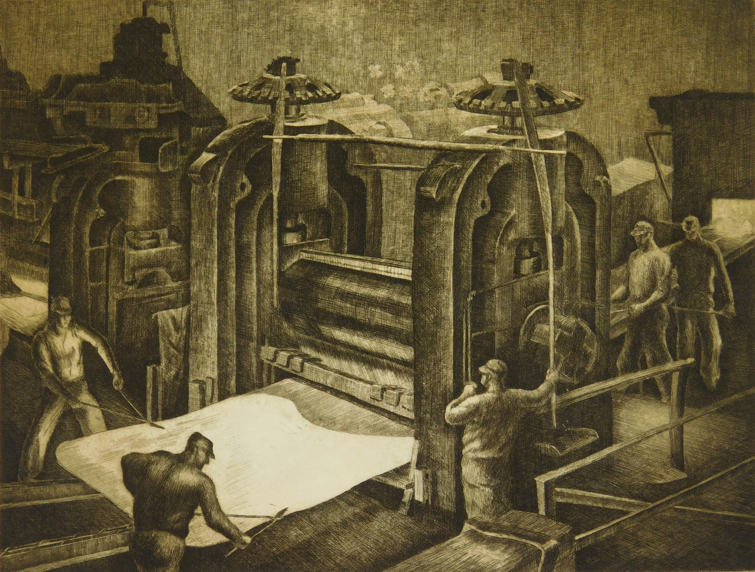 Appraisal: Jackson Lee Nesbitt - Plate Mill Retif Salzer - etching