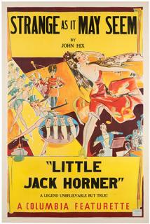 Appraisal: Little Jack Horner Strange As It May Seem Columbia One