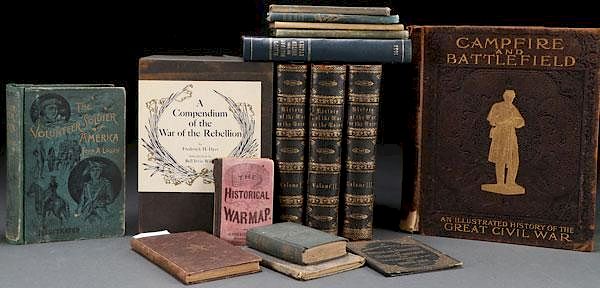 Appraisal: CIVIL WAR BOOKS CIVIL WAR BOOKS Comprising volumes including Volumes