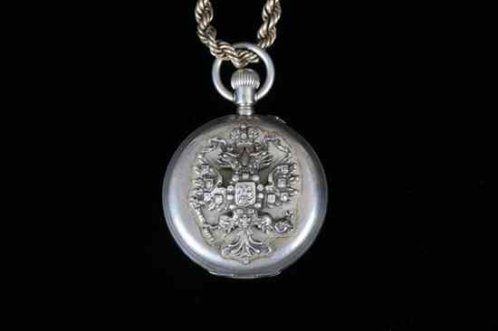 Appraisal: GENTLEMAN'S RUSSIAN SILVER POCKET WATCH BY PAVEL BUHRE late th