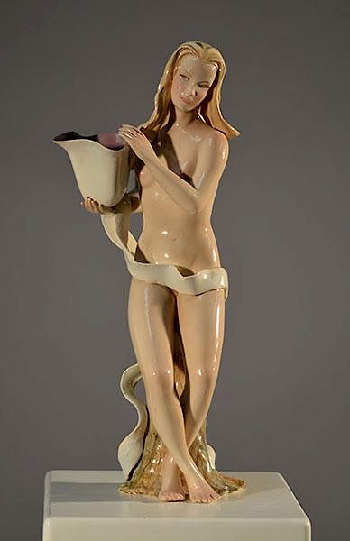 Appraisal: Le Bertetti Art Deco Figure Le Bertetti Italian large art